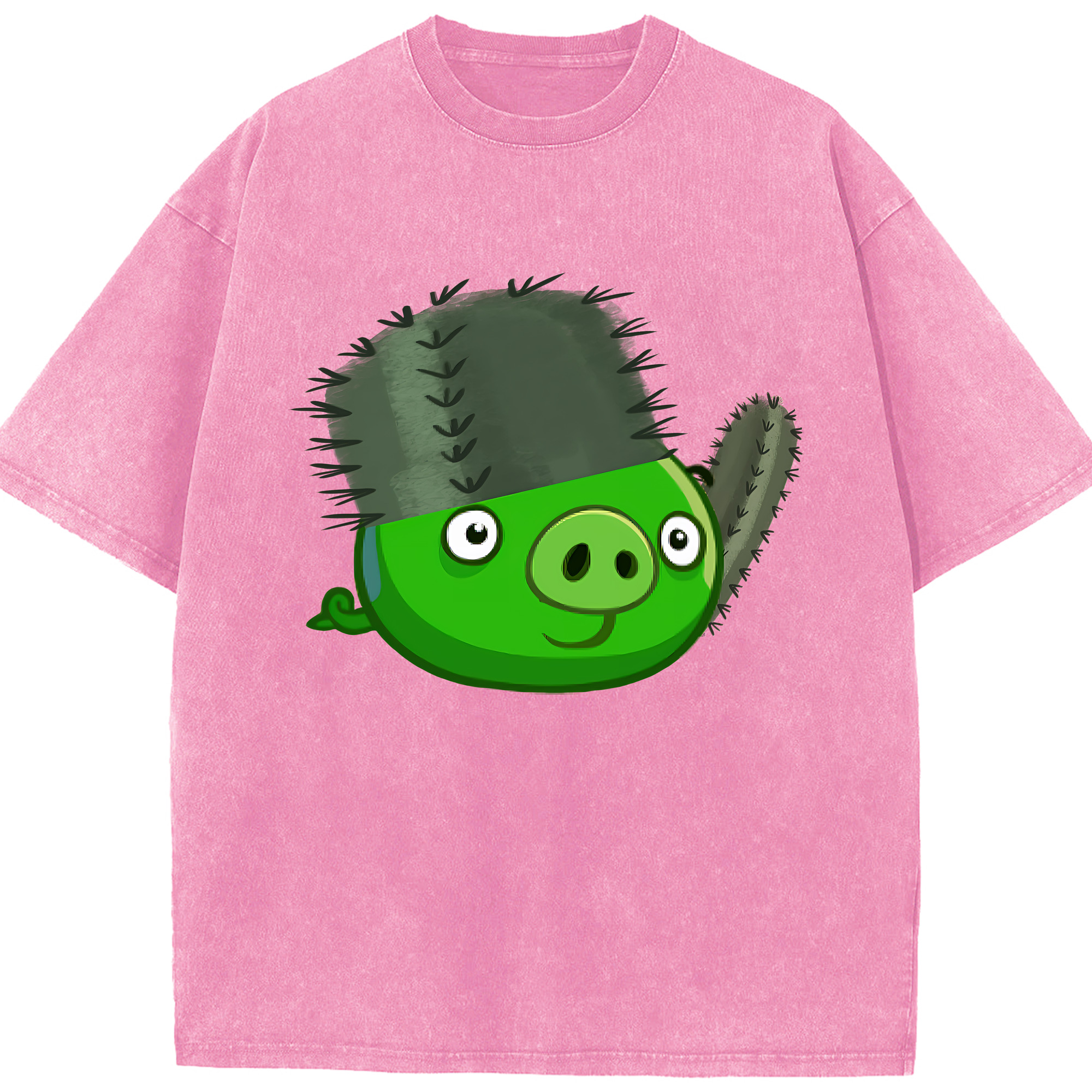 （画像用） Angry Birds アングリーバード 綿100% ヴィンテージ風 半袖Tシャツ（フロントプリント）